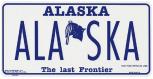 Schild - ALASKA the last Frontier - 309221 - ca. 30 x 15 cm