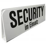 Klemmschild fuer Sonnenblende Auto - Security im Einsatz - 309506 Gr. ca. 29,5cm x 10cm x 2,5cm