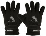 Handschuhe Fleece mit Einstickung Pinkelmännchen 31541 schwarz