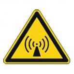 Schild Warnzeichen nach ISO 7010 - Warnung vor nichtionisierender Strahlung - 320285 Gr. ca. 19cm x 16cm
