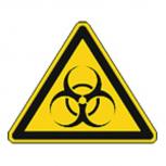 Schild Warnzeichen nach ISO 7010 - Warnung vor Biogefährdung - 320289 Gr. ca. 19cm x 16cm