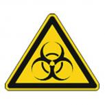 Schild Warnzeichen nach ISO 7010 - Warnung vor Biogefährdung - 320289 Gr. ca. 19 x 16 cm