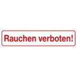 Verbotsschild - RAUCHEN VERBOTEN - 309300 - Gr. ca. 25 x 6 cm