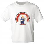 Kinder T-Shirt mit Print - Ich werde Feuerwehrmann wie mein Papa - 08117 - weiß - Gr. 86-164