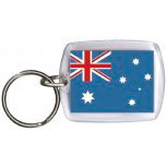 Schlüsselanhänger Anhänger - AUSTRALIEN - Gr. ca. 4x5cm - 81018 - WM Länder
