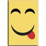 MAGNET - Emoji Zunge raus - Gr. ca. 8 x 5,5 cm - 37201 - Küchenmagnet