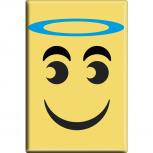 MAGNET - Emoji Heiligenschein - Gr. ca. 8 x 5,5 cm - 37209 - Küchenmagnet