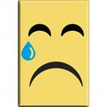 MAGNET - Emoji traurig - Gr. ca. 8 x 5,5 cm - 37212 - Küchenmagnet