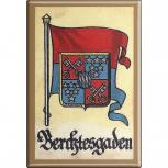 Küchenmagnet - Wappen Berchtesgarden - Gr. ca. 8 x 5,5 cm - 37509 - Magnet Kühlschrankmagnet