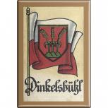Küchenmagnet - Wappen Dinkelsbühl - Gr. ca. 8 x 5,5 cm - 37515 - Magnet Kühlschrankmagnet