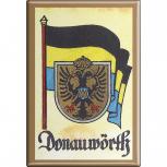 Küchenmagnet - Wappen Donauwörth - Gr. ca. 8 x 5,5 cm - 37517 - Magnet Kühlschrankmagnet