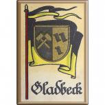 Küchenmagnet - Wappen Gladbeck - Gr. ca. 8 x 5,5 cm - 37525 - Magnet Kühlschrankmagnet