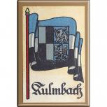 Küchenmagnet - Wappen Kulmbach - Gr. ca. 8 x 5,5 cm - 37534 - Magnet Kühlschrankmagnet