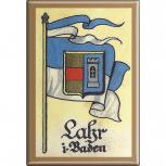 Küchenmagnet - Wappen Lahr - Gr. ca. 8 x 5,5 cm - 37535 - Magnet Kühlschrankmagnet