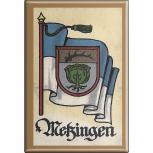 Küchenmagnet - Wappen Metzingen - Gr. ca. 8 x 5,5 cm - 37537 - Magnet Kühlschrankmagnet