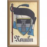 Küchenmagnet - Wappen Neuulm - Gr. ca. 8 x 5,5 cm - 37539 - Magnet Kühlschrankmagnet