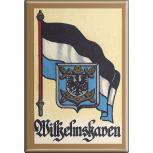 Kühlschrankmagnet - Wappen Wilhelmshaven - Gr. ca. 8 x 5,5 cm - 37552 - Magnet Küchenmagnet