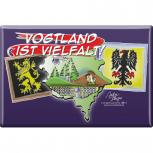 LÄNDERMAGNET - Vogtland - Gr.8x5,5 cm - 37621 - Küchenmagnet