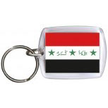 Schlüsselanhänger Keyholder - IRAK - Gr. ca. 4x5cm - 81066 - WM Länder