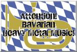 Küchenmagnet Attention Bavaria Happy Metall Music Gr. ca. 8 x 5,5 cm 38158
