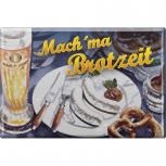 Küchenmagnet - Mach ma Brotzeit - Gr. ca. 8 x 5,5 cm - 38222 - Magnet