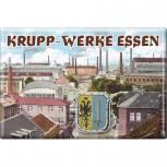 Küchenmagnet - KRUPP-WERKE ESSEN - Gr. ca. 8 x 5,5 cm - 38270 - Magnet