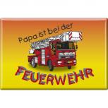 Küchenmagnet - Feuerwehr - Gr. ca. 8 x 5,5 cm - 38411 - Magnet