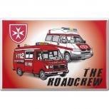 Magnet - Feuerwehr - Gr. ca. 8 x 5,5 cm - 38420 - Küchenmagnet