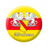 Kühlschrankmagnet - Wappen Baden - Gr. ca. 5,7 cm - 16255 - Küchenmagnet