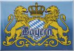 Kühlschrankmagnet - KRONE WAPPEN BAYERN - Gr. ca. 8 x 5,5 cm - 38558 - Küchenmagnet