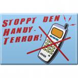 Magnet - Stoppt den Handy-Terror - Gr. ca. 8 x 5,5 cm - 38820 - Küchenmagnet