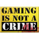 Kühlschrankmagnet - Gaming is not a Crime - Gr. ca. 8 x 5,5 cm - 38971 - Küchenmagnet