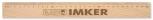 Holzlineal 30 cm mit Aufdruck - Imker und Imker- Signets - 39191