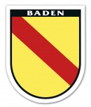PVC-Aufkleber PKW Sticker - BADEN - 301520-2 - Gr. ca. 8 x 6,5cm