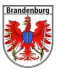 Bügeltransfer für Ihre Kleidung oder Maske - schnell und einfach - Wappen BRANDENBURG - 406103