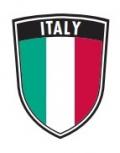 Bügeltransfer für Ihre Kleidung oder Maske - schnell und einfach - Länderwappen Italy - 406130