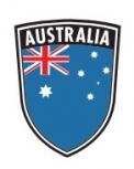 Bügeltransfer für Ihre Kleidung oder Maske - schnell und einfach - AUSTRALIA AUSTRALIEN - 406134