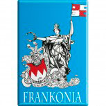 Kühlschrankmagnet - Frankonia - Gr. ca. 8 x 5,5 cm - 38765 - Küchenmagnet