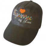 Baseballcap mit Einstickung - Tegernsee my Love - 68846 schwarz