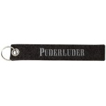 Filz-Schlüsselanhänger mit Stick PUDERLUDER Gr. ca. 17x3cm 14134 Keyholder schwarz