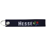 Filz-Schlüsselanhänger mit Stick Hesse Gr. ca. 17x3cm 14186 schwarz