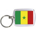 Schlüsselanhänger Anhänger - SENEGAL - Gr. ca. 4x5cm - 81145 - Keyholder WM Länder