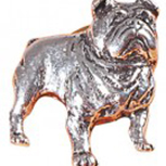 Anstecknadel - Metall - Pin - Bulldogge - Hund - 02623