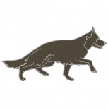 Aufnäher Applikation - Schäferhund links - 01716/1 - Gr. ca. 9cm x 4cm
