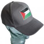Baseballcap mit Print Fahne Flagge - Palästina - 50152 grau