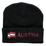 Hip-Hop Mütze Austria wehende Flagge 51011 schwarz