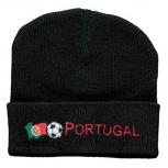 Hip-Hop Mütze Flagge Fußball Portugal 51099 schwarz