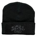 Hip-Hop Mütze World´s Greatest Dad 51116 schwarz