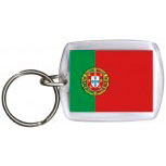 Schlüsselanhänger Länderfahne Flagge - PORTUGAL - Gr. ca. 4x5cm - 81133 - Keyholder