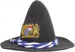 Gaudi-Hut Seppelhut mit Einstickung - Bayern Löwen Emblem Wappen - 51488